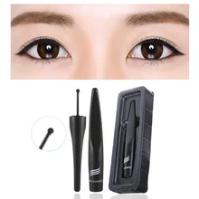 Новая роликовая подводка для глаз стойкая Водонепроницаемая устойчивая к поту черная жидкая подводка для глаз косметические карандаши