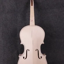 1 шт. 4/4 скрипка незавершенная Пламя клен русская ель Топ белая скрипка корпус#2035