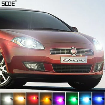 

For Fiat Barchetta Bravo II(198) Croma Idea SCOE 2X 12SMD LED Front Parking Light Front Side Marker Light Source Car Styling