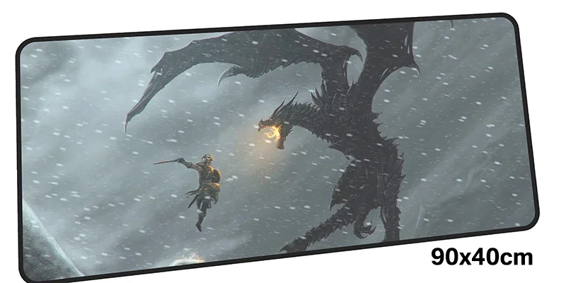 Size 900x400X2MM Skyrim коврик для мыши computador gamer mause коврик 900x400X2 мм Большой популярный Коврик Для Мыши Эргономичный гаджет офисный стол коврики - Цвет: Size 900x400X2MM