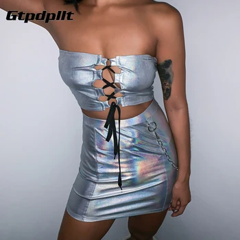 

Gtpdpllt Two Piece Set Dress Women Vestidos de verano Robe Femme Club Party Summer Dress 2019 Bodycon Beach Dresses ropa mujer