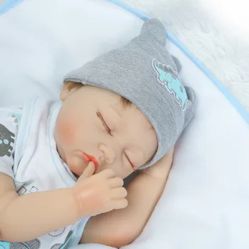 

NPK 55cm Real Looking Lifelike Baby Dolls Newborn Silicone Reborn Baby Boy Dolls for Sale boneca baby reborn menino 55 cm