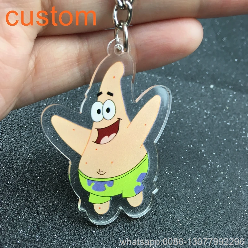 

1pc customized clear 7cm charm anime victor cartoon acrylic stand holder with your design