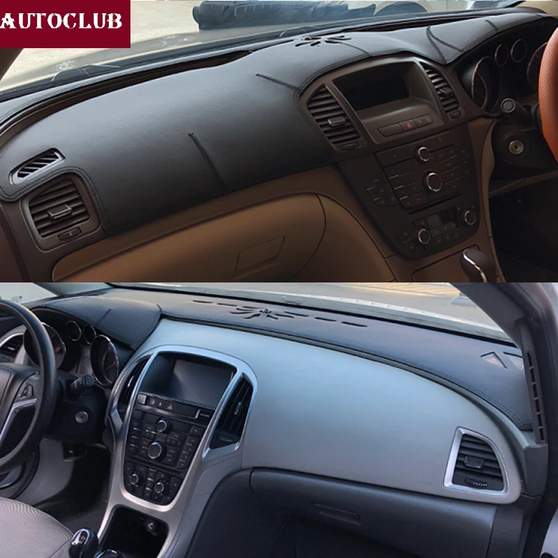 For Buick Regal Encore Opel Insignia Astra J Mokka Vauxhall Cascada For Buick Regal Encore Opel Insignia Astra J Mokka Vauxhall Cascada Leather Dashmat Dashboard Cover Pad Dash Mat Sunshade Carpet