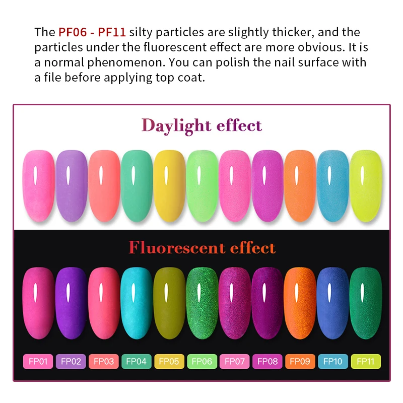 BORN PRETT Dipping Nail Powder 10ml Dip Pigment Dust Fluorescence Natural Dry Nail Art Decoration Neon Nail Glitter Power