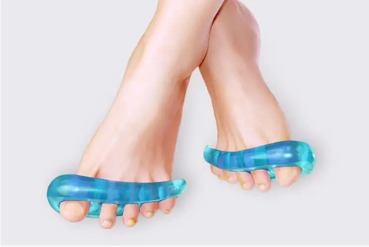 Силиконовые вальгусной ортопедические фиксатор как снимают усталость ног разбрасыватель анти Бурсит большого пальца стопы ног сепаратор для уход за ногами как видно на ТВ