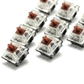 

10Pcs 3 Pin KeyCaps Brown Switch Mechanical Keyboard Switch for Cherry MX Switch Keyboard Replacement PCB Sampler Tester Kit