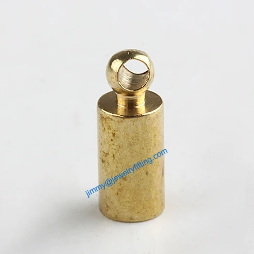 Jewelry findings Metal End caps for laether cord; crimp end cap; chain