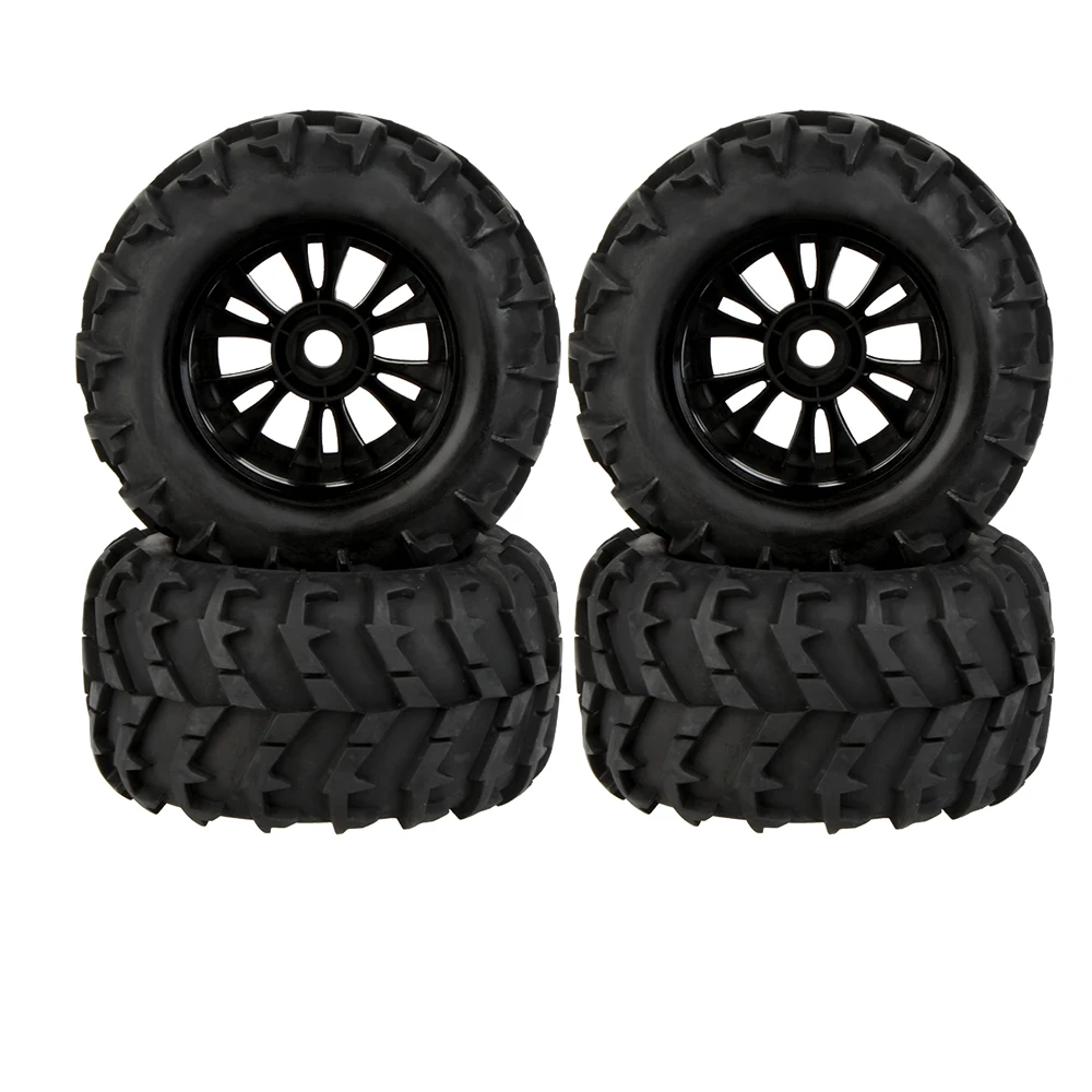 

GoolRC 2 Pcs RC 1/8 Monster Car Wheel Rim and Tire 810006 for Traxxas HSP Tamiya HPI Kyosho Remote Control Car