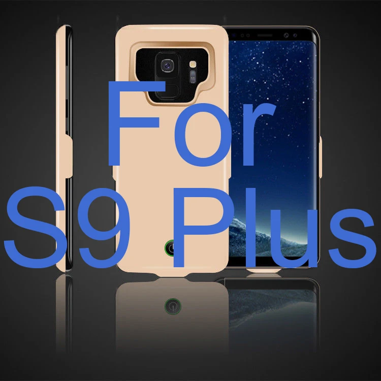 6 стран, Прямая поставка, для samsung Galaxy S9, чехол, зарядное устройство, чехол для S9Plus+, расширенный, портативный, чехол с зарядкой - Цвет: Suit S9plus Gold