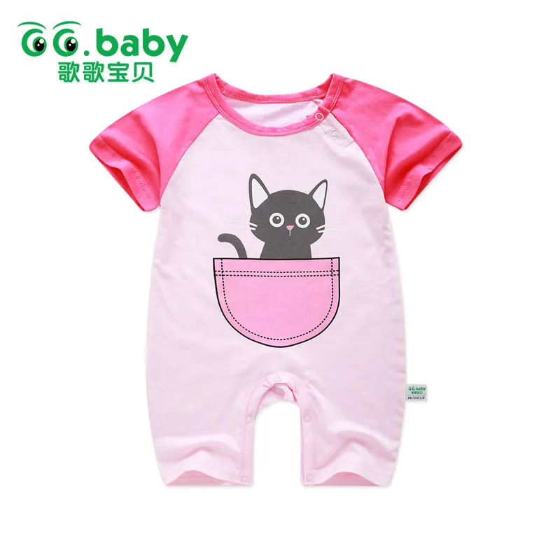 Baby Rompers Toddler Baby Boy Girls Clothing Summer Short Sleeve New Baby Girl Clothes Romper Newborn Infant Rompers Jumpsuits cute black jumpsuits outfits clothing baby kid boy girl wings newborn toddler child infant kids boys girls clothes romper 0 18m