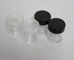 200 шт. 10 г пластиковые банки прозрачный, колпачок бутылки флэш-порошок банки маникюрные инструменты аксессуары бутылочки DIY Nail art jar