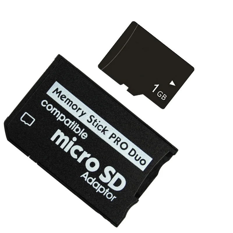 Новинка! Микро-tf SD CARD 1 ГБ 2 ГБ 4 ГБ 8 ГБ TF карты памяти + MICRO TF для Memory Stick MS Pro Duo адаптер PSP