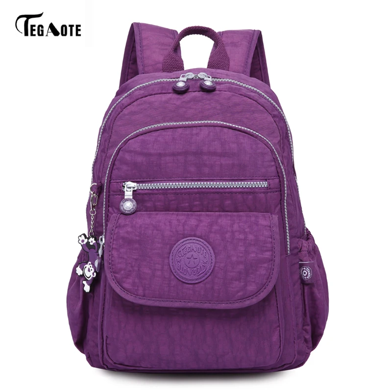 TEGAOTE Mochila Feminina Escolar, женский рюкзак для девочек-подростков, школьные сумки, Женский нейлоновый рюкзак для путешествий, для ноутбука, стильный рюкзак, Sac A Dos