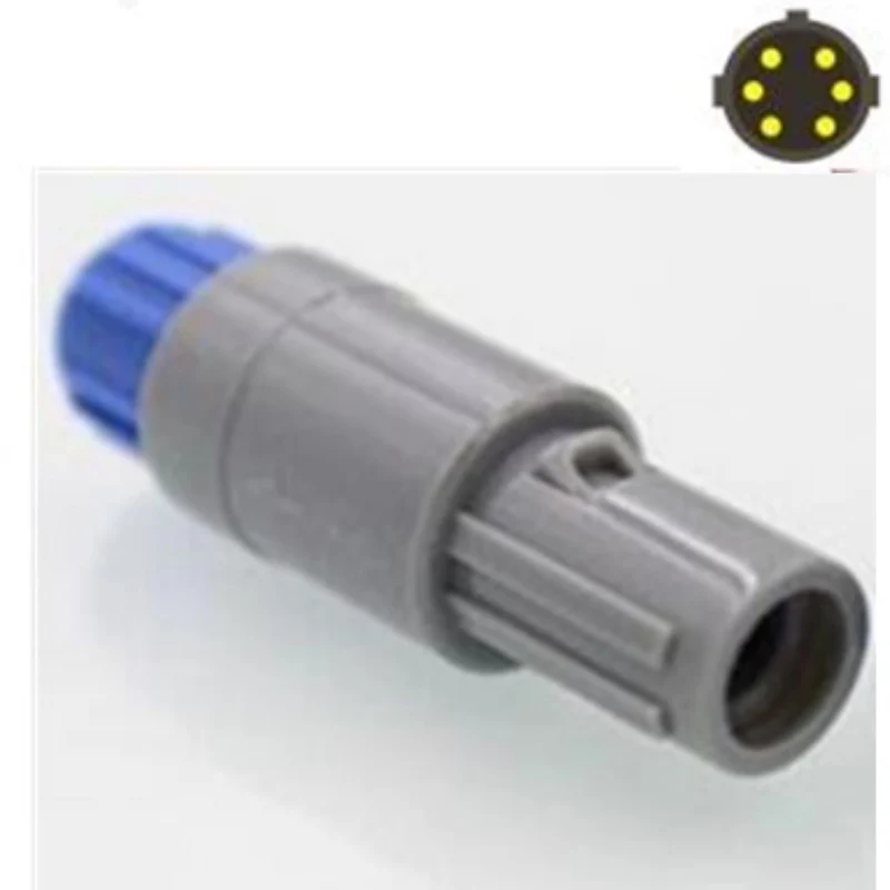 10 шт./лот самоблокирующийся штекер с двумя слотами для LEMO 6 PIN|push-pull|connector |