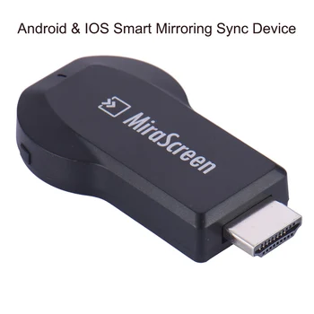 

MiraScreen Android & IOS Smart Mirroring Sync Device For Mobile Devices Wireless Wifi TV Stick With DLNA Airplay Miracast Dongle