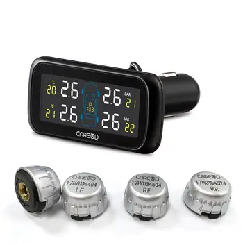 

U903Z-WI Smart Car TPMS Tire Pressure Monitoring System cigarette lighter Digital LCD Display Auto Security Alarm Systems