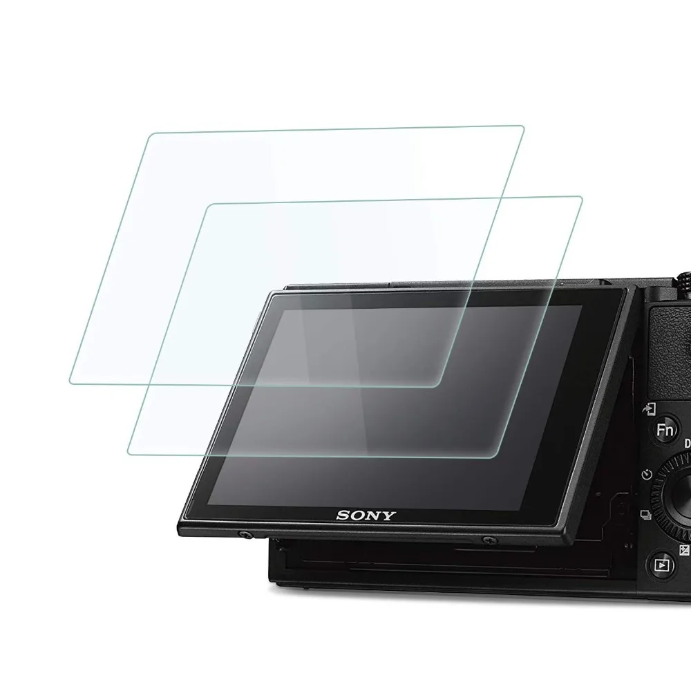 Glass Screen Protector for Sony RX100/ RX100II /RX100III/ A9 /RX100M2 /RX100M4 /RX100M5 /A7RMII /A7MII /A7SMII (2 Packs) | Электроника