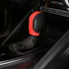 1 шт. Черный Кожаный Автомобильный Брелок с шестерни Head рукоятка рычага переключения передач защитная крышка чехол для Samsung QM6 2017 2022 аксессуа... ► Фото 2/6