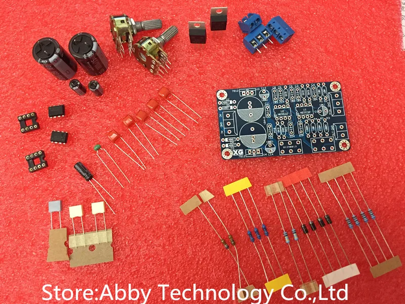 Free Shipping NE5532 subwoofer preamp board DIY subwoofer low pass