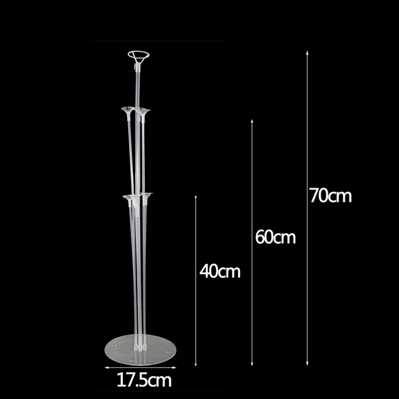70-125 см держатель для шарика стойка шар колонна конфетти воздушные шары детский душ Дети День рождения вечеринка Свадьба украшения принадлежности