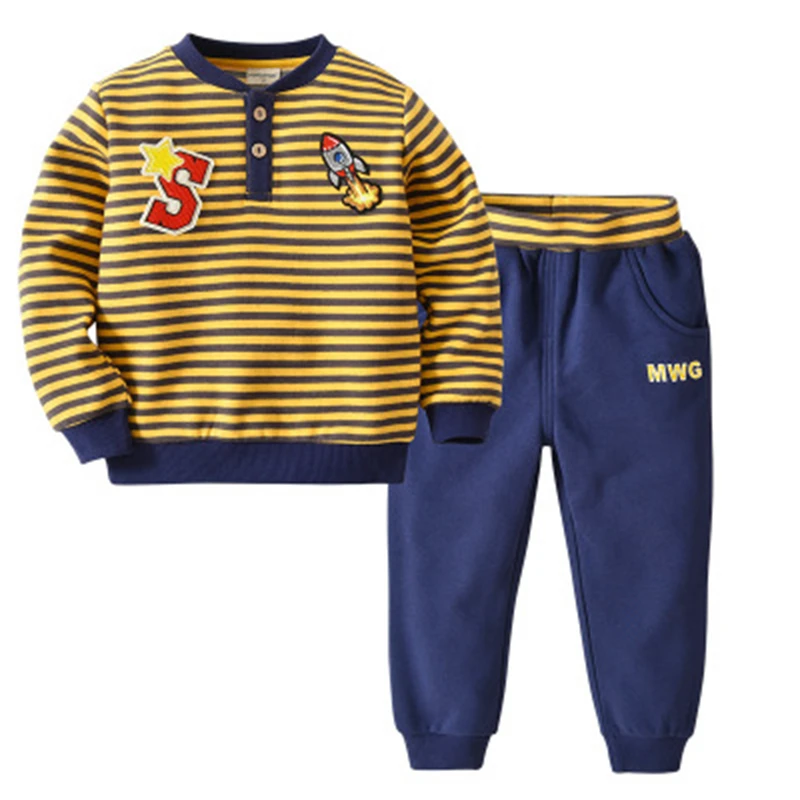 

BAOZIWO 2019 Children Lovely Boys Leisure Kid New Style Boy Set Cute Casual Boys Suit