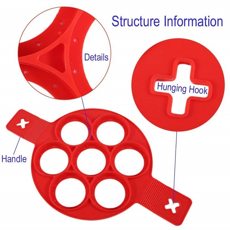 1 шт. идеальные блинчики, силиконовые формы для блинов для детей, мини, легко блинница, антипригарное сердце, яйцо, кольцо, чайник, кухонные инструменты