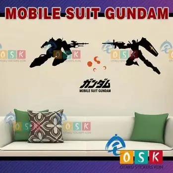

RX-78 GUNDAM Zaku Vinyl Wall Stickers Decal Decor Home Decoration Anime Cartoon Car Sticker