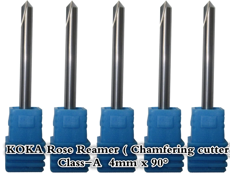 4mm*90degree,Freeshipping,CNC rose reamer ,carbide woodworking insert router bit,A Tungsten