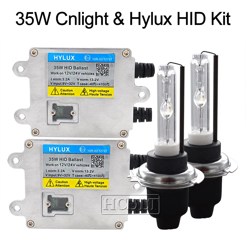 HCDLT AC 35W Fast Bright Cnlight H7 D2H Xenon HID Kit H1 H3 H11 HB3 HB4 4300K 5000K 6000K Hylux A2088 Ballast Cnlight Xenon Lamp (3)