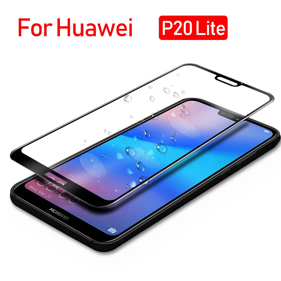 Закаленное стекло для Huawei P20 Lite защитный стеклянный чехол Huwei P 20 lite Nova 3e 3 E