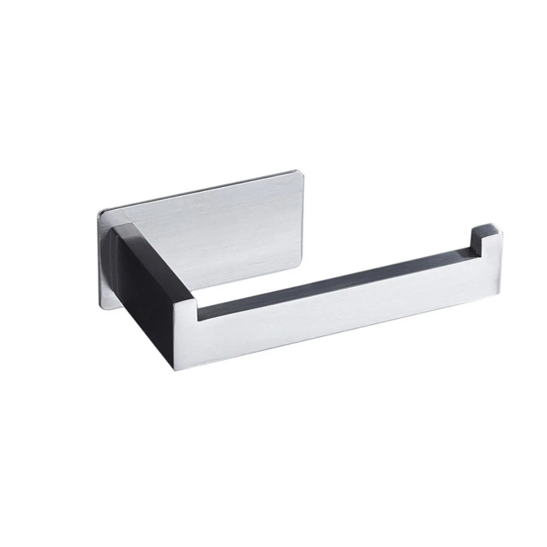Self Adhesive Stainless Steel Tissue Holder Bathroom Toilet Hanger Paper Holder Rack Organizer For Home Bathroom Accessories