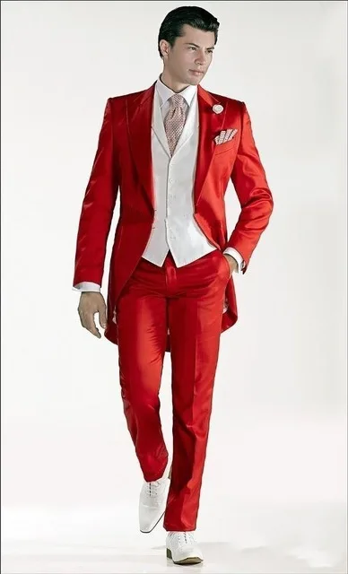Custom Made Morning Style Tuxedos Groom 