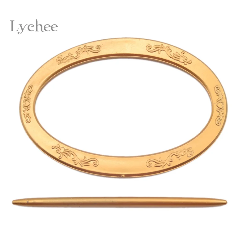 Lychee Life, 1 шт., винтажные оконные занавески, пряжка, Ретро стиль, металлические цветные оконные занавески, аксессуары - Цвет: Gold