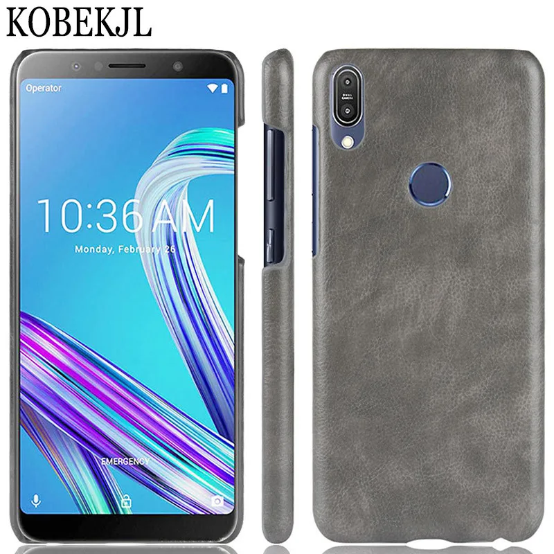 Чехол для Asus ZB602KL жесткий чехол из искусственной кожи телефона Zenfone Max Pro M1 ZB ZB602 602