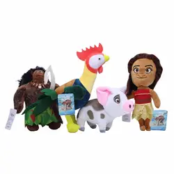 20 см vaiana плюшевые игрушки фильма Моана принцессы Мауи moyana Хей Пуа Pig кукла для детей Подарки