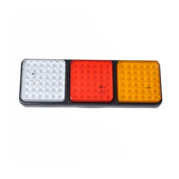 

12V 75LEDS Trailer Truck lorry LED VAN Tail Light Lamp Car-Trailer Taillight Reversing Running Brake Turn rear lights