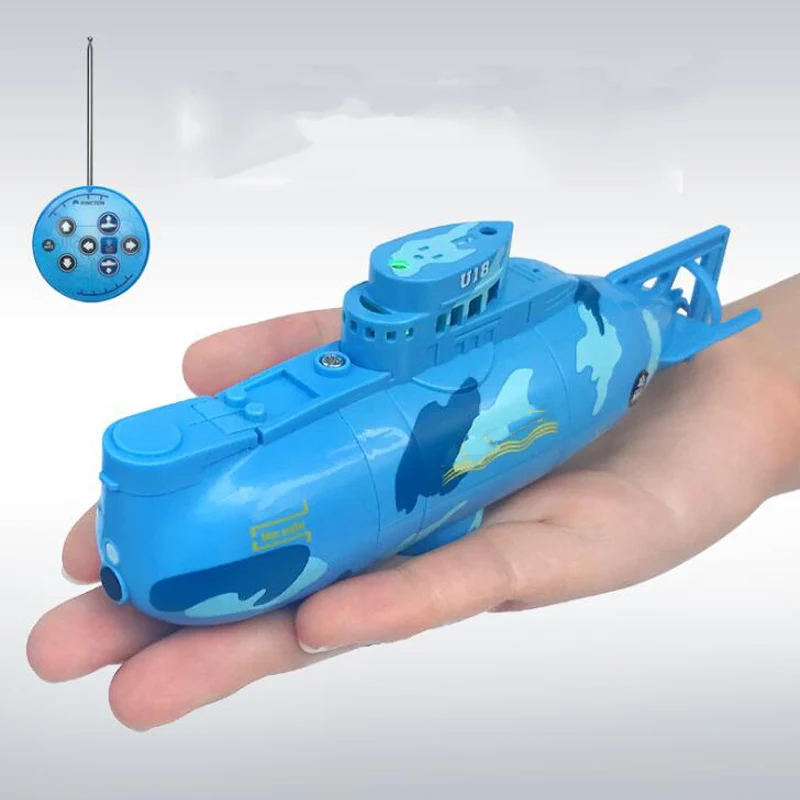 

RC Boat Mini Submarine Remote Control Boat Electric High Speed Submarine Warship Nautical Model USB Charging Children's Toys