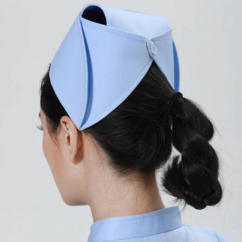 Хирургические головные уборы медицинские однотонные кепки белый скраб лабораторная шапка медсестры шляпа для женщин и мужчин Скраб Кепка больница Профессиональный медсестер доктор