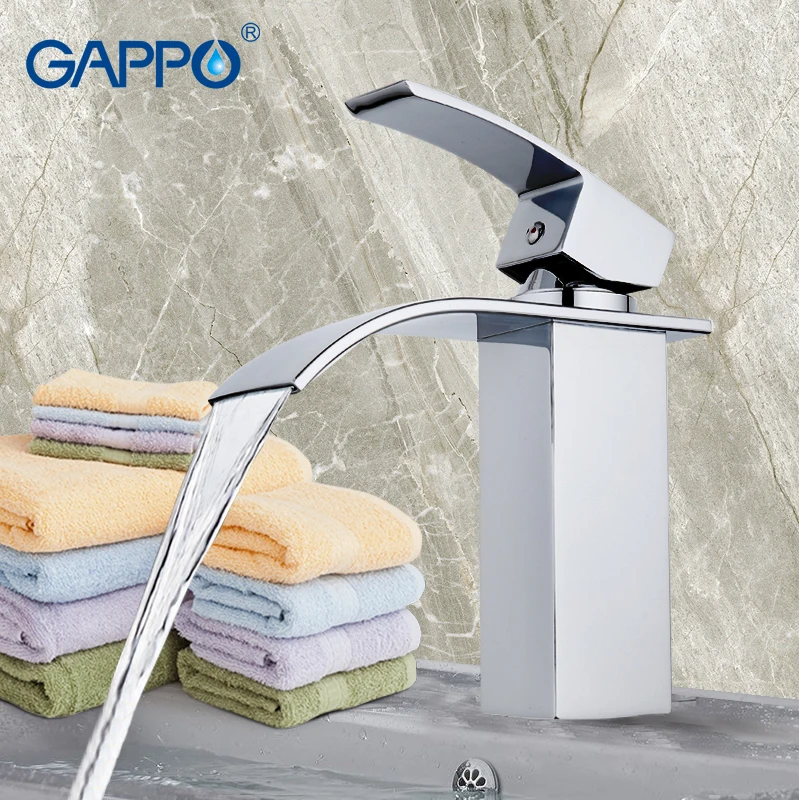 

GAPPO Basin Faucets basin mixer sink taps deck mounted sink water tap waterfall faucet bathroom waterfall mixers taps