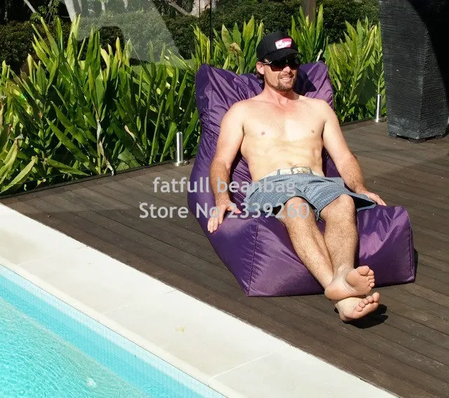 COVER ONLY , no filler-outdoor beach relax bean bag chair