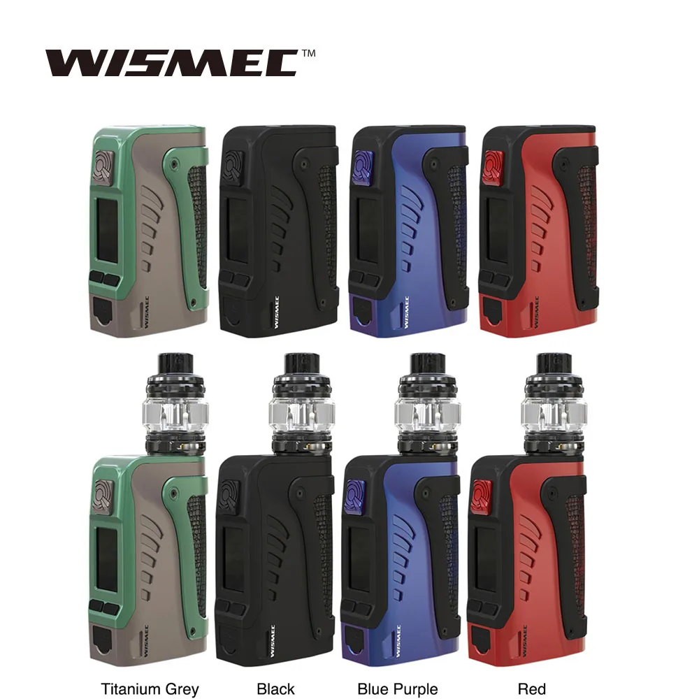 

Original WISMEC Reuleaux Tinker2 200W TC Mod/Kit with Trough Tank 2ml/6.5ml fit WT Coil Electronic Cigarette Vape Vaporizer