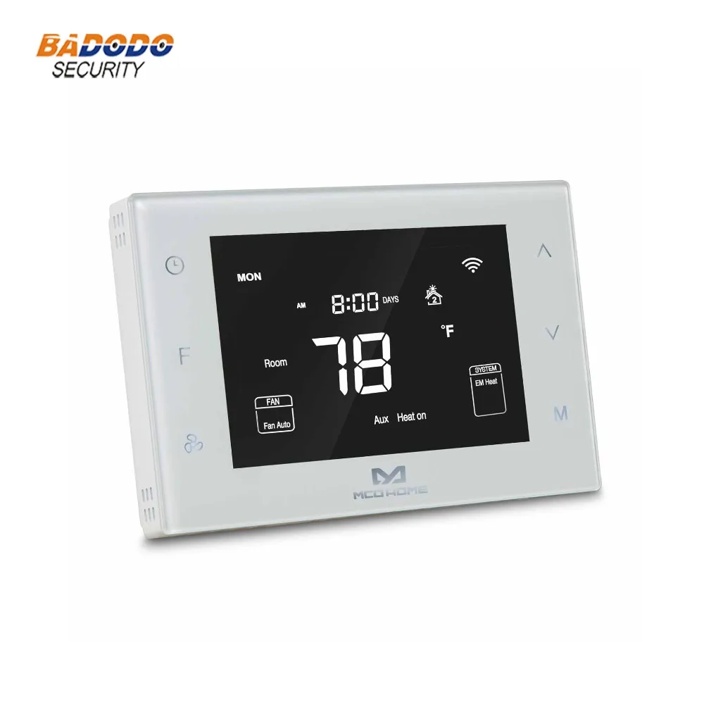 Z Wave programmable thermostat Heat Pump Thermostat MCO Home MH6 HP
