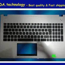 Wellendorff ноутбук верхняя крышка для ASUS N56 N56V N56VJ N56VM N56VZ TR Турция клавиатура с Упор для рук крышка C оболочка