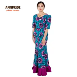 Африканские вечерние платья Повседневный Костюм из нескольких предметов юбка для женщин Элегантный femmes африканская одежда Большие