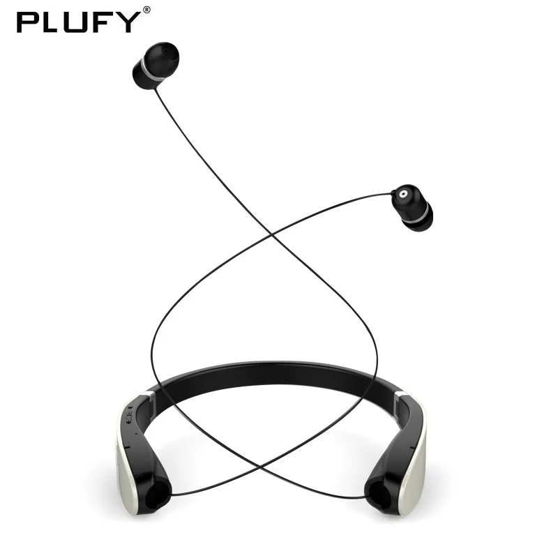 Беспроводные наушники PLUFY CSR4.1 спортивные Bluetooth с микрофоном гарнитура шейным