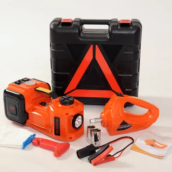 

free shipping 2017 latest new model portable auto lifting car jack with 12volt voltage caigarette lighter connect