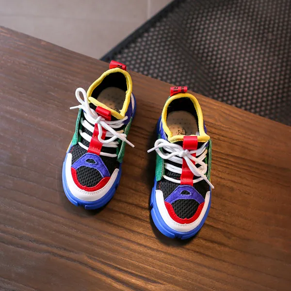 Fashion Autumn 2018 new kids shoes chaussure boys loafers flat genuine