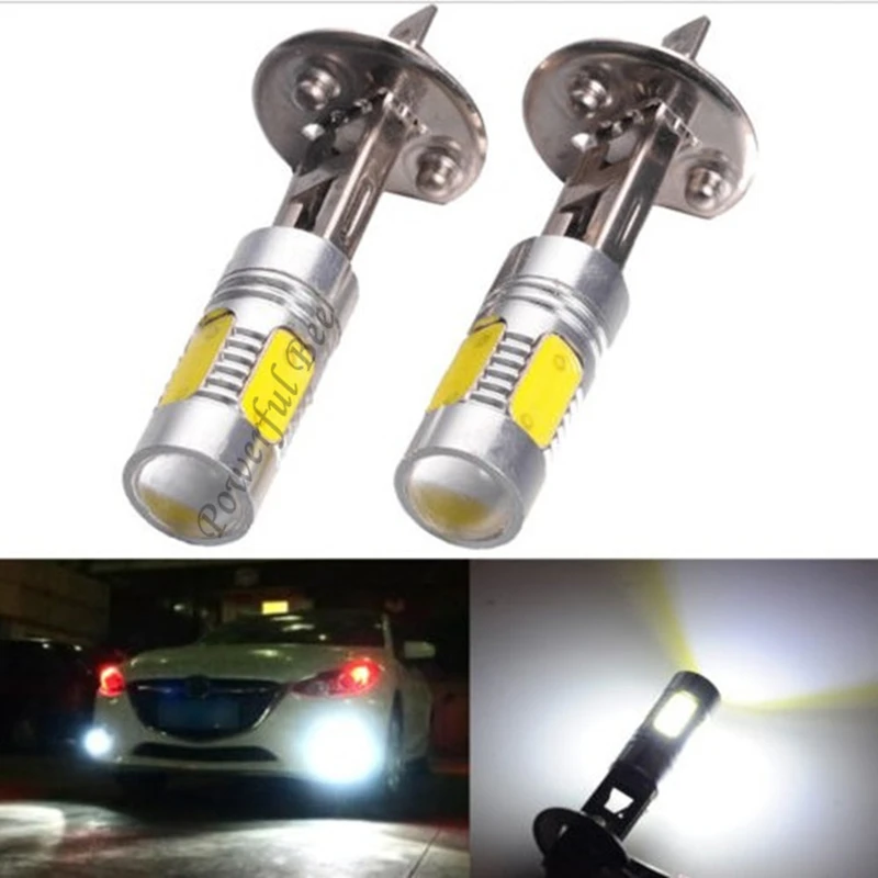 

2 x H1 15W cold white yellow amber ice blue LED DRL fog lights lamp bulb for DC12V cars
