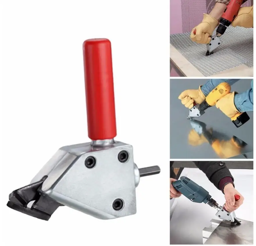 Milda New Nibble Metal Cutting Sheet Nibbler Saw Cutter Tool Drill Attachment Cutting Tool Metal Cut
